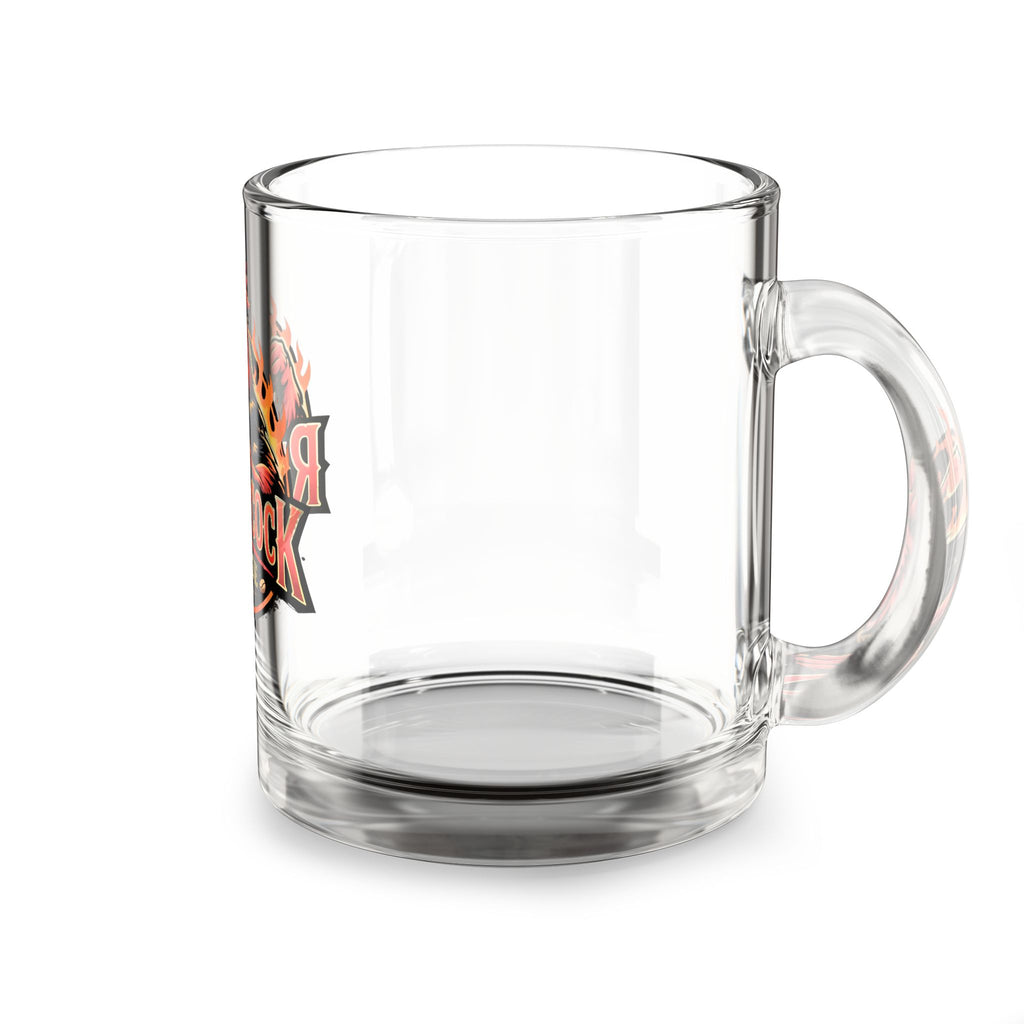 Glass Mug - Raging Cock Coffee Logo 10oz